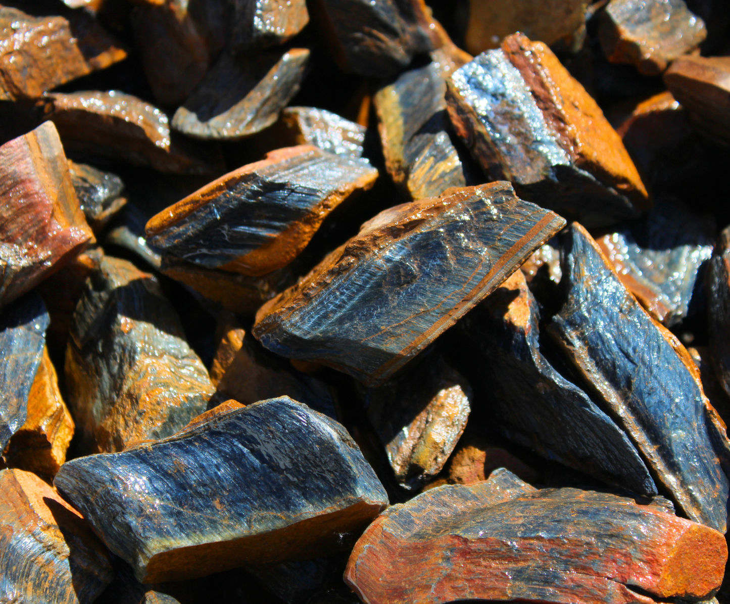 Blue Tiger's Eye | Tumbling Rough