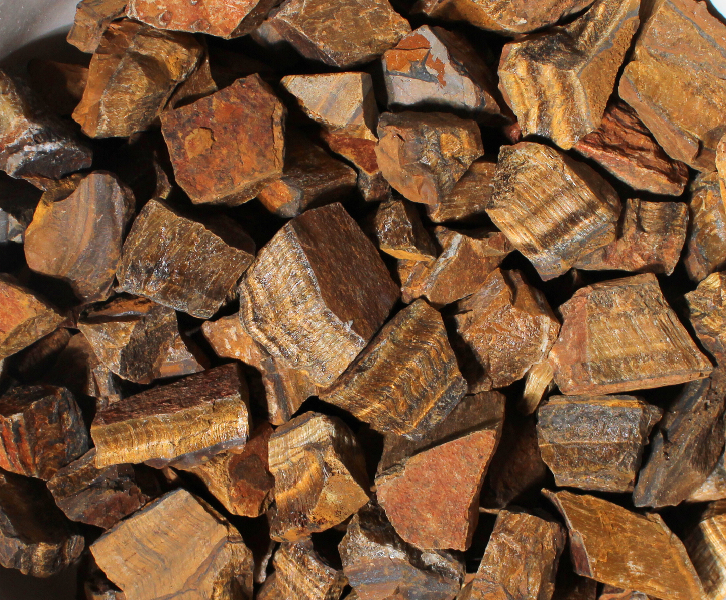 Gold Tiger's Eye | Tumbling Rough