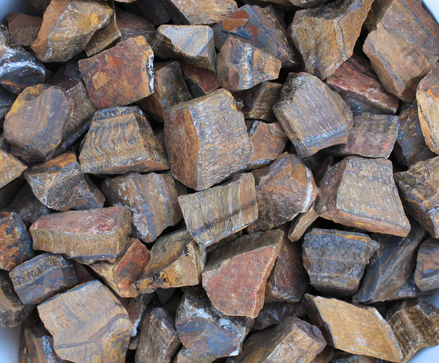 Gold Tiger's Eye | Tumbling Rough