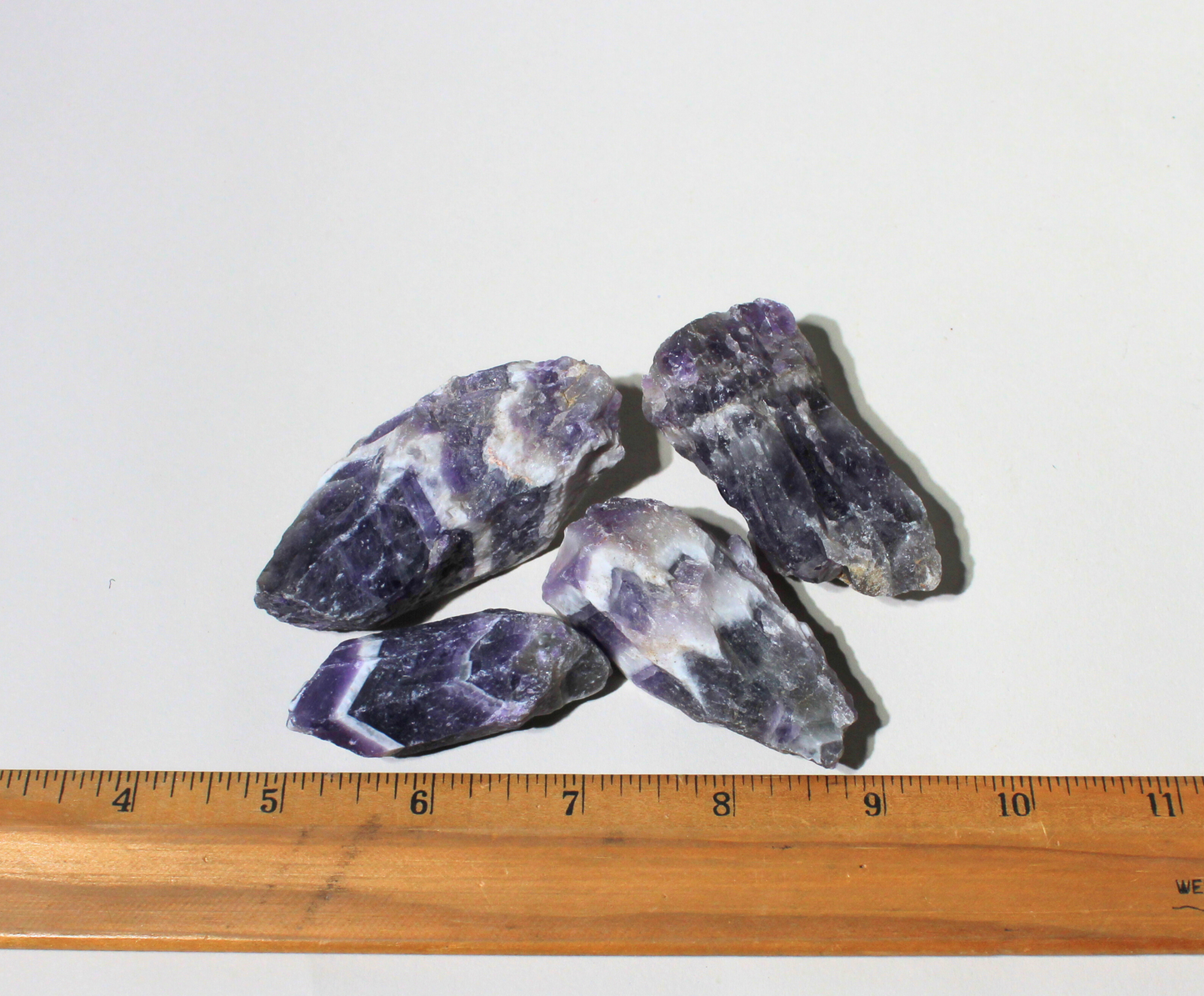 Chevron Amethyst | Large Tumbling Rough Rocks | 2" - 3.5" Raw Crystals