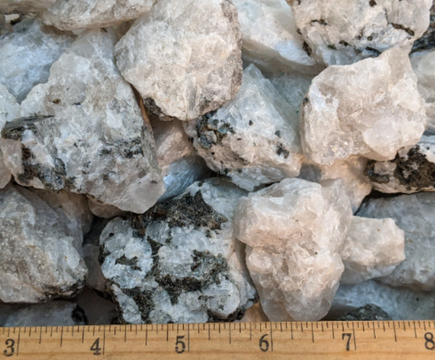 Rainbow Moonstone | Tumbling Rough