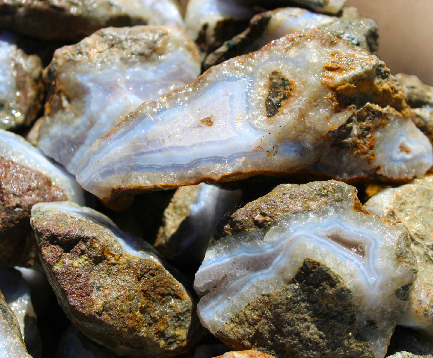 Blue Lace Agate | Tumbling & Lapidary Rough