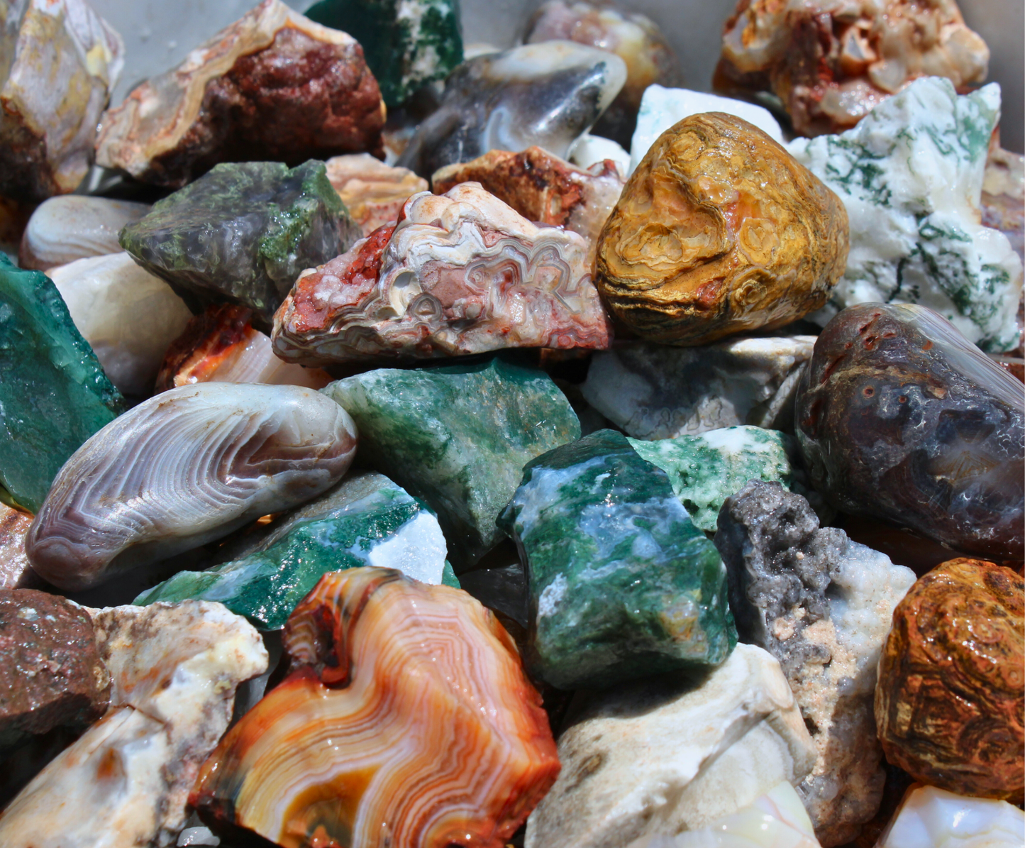 Agate Mix | Tumbling Rough