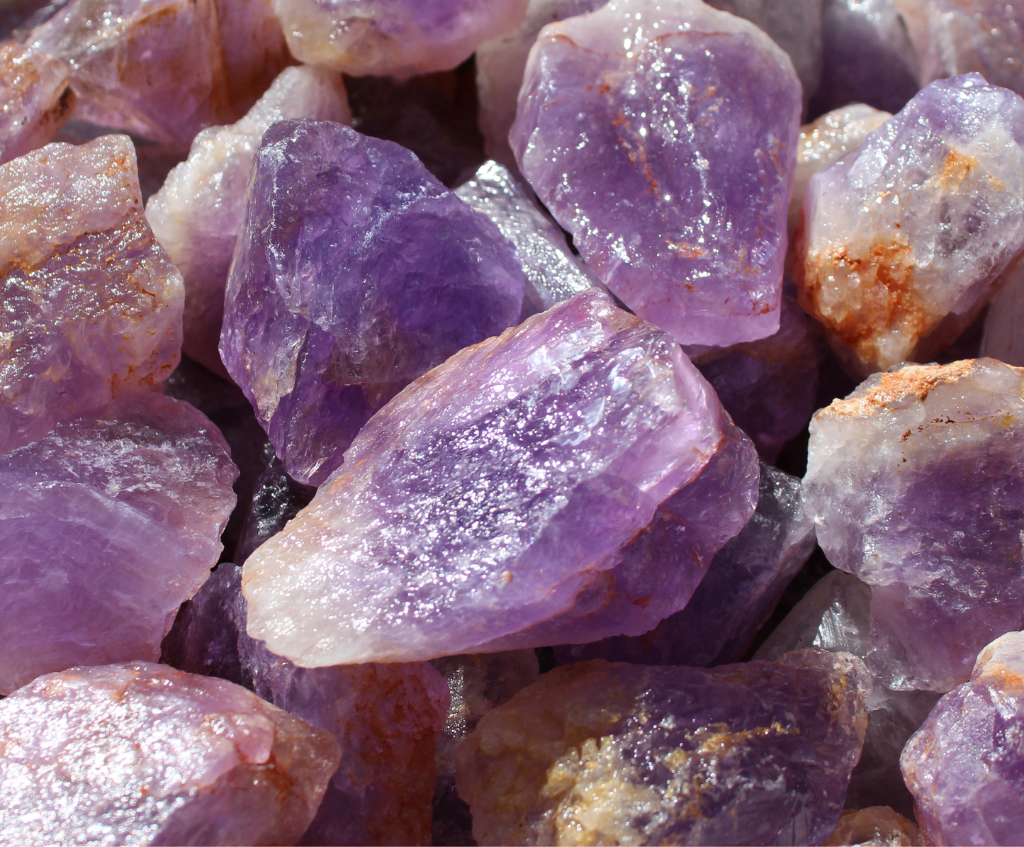 Amethyst | Large Tumbling Rough Rocks from Brazil | 2" - 3" Raw Crystals