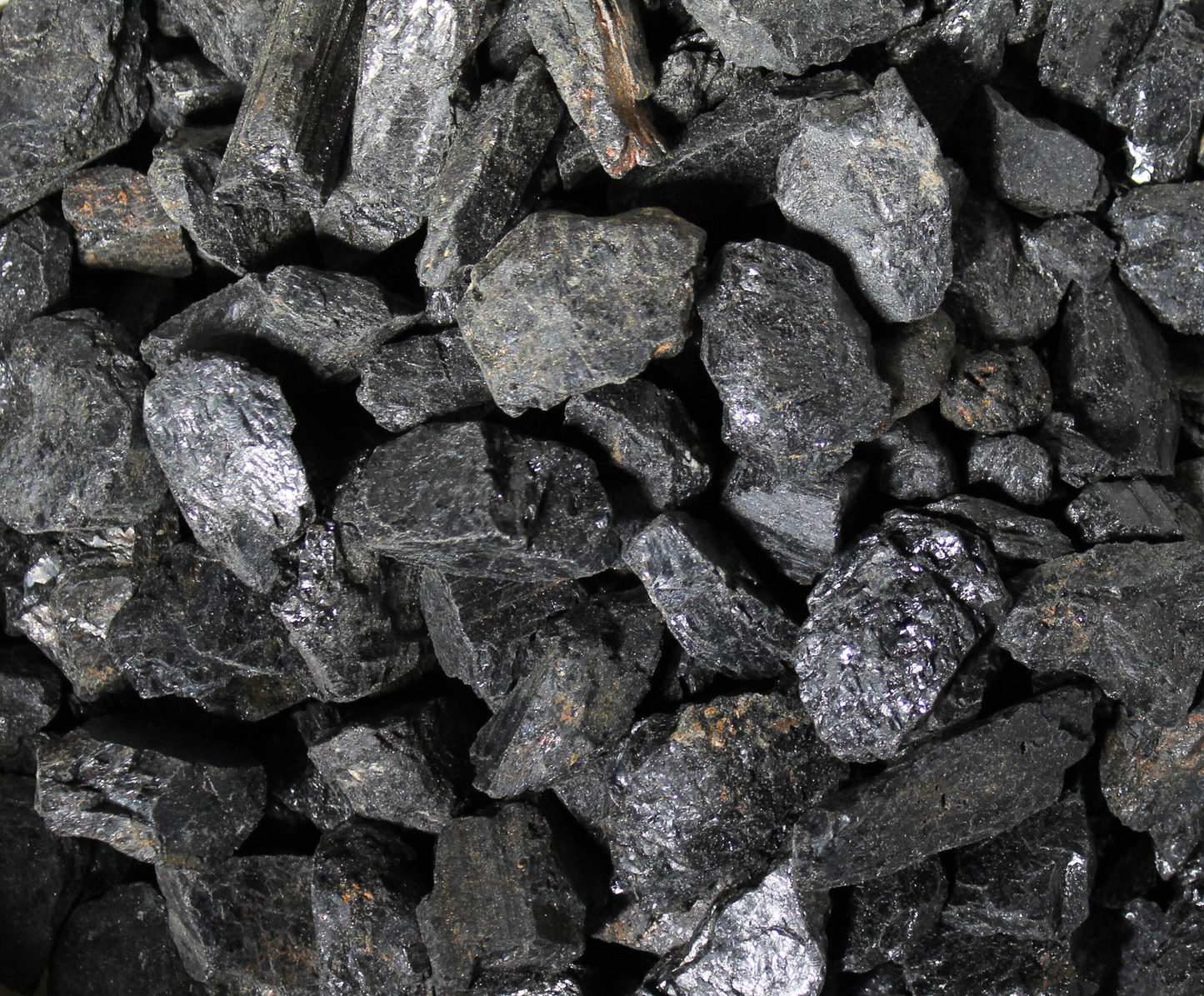 Black Tourmaline | Small: 0.5" - 1" | Raw Crystals from Brazil