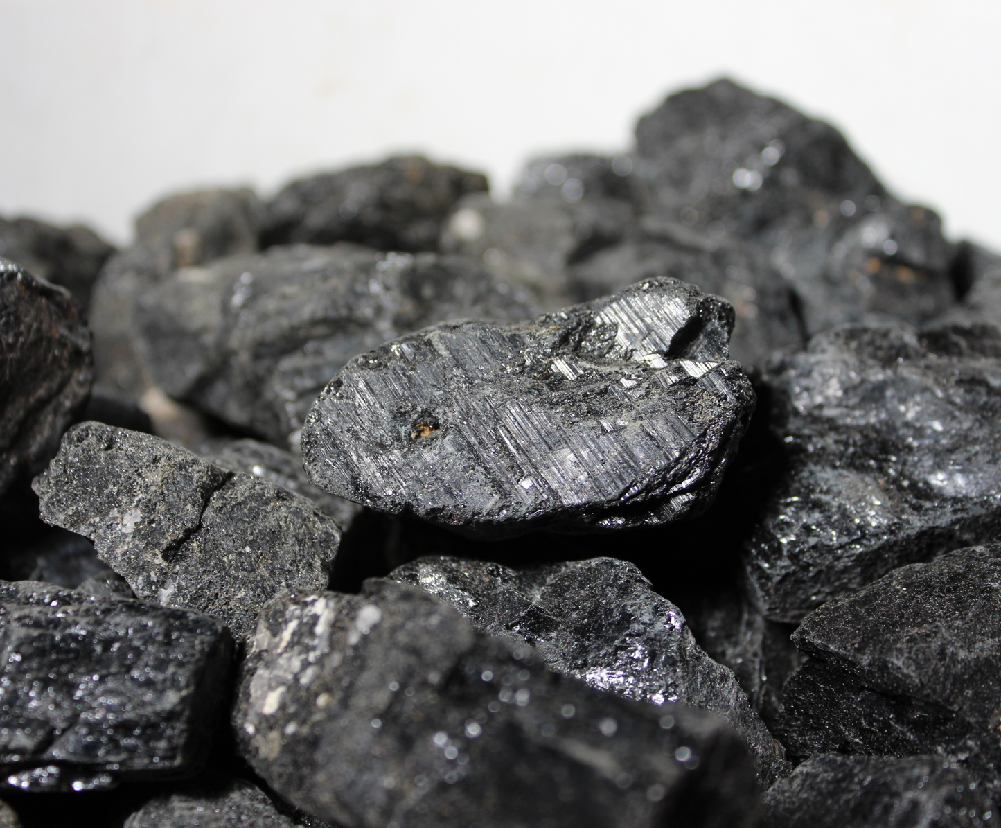 Black Tourmaline | Tumbling Rough