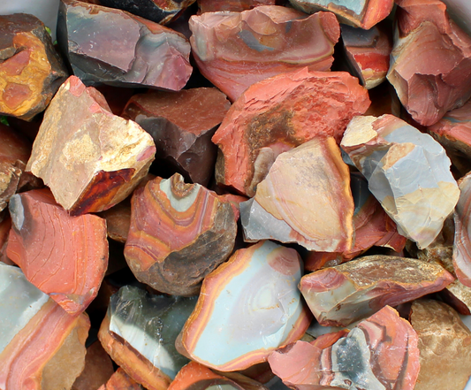 Polychrome "Desert" Jasper | Tumbling Rough