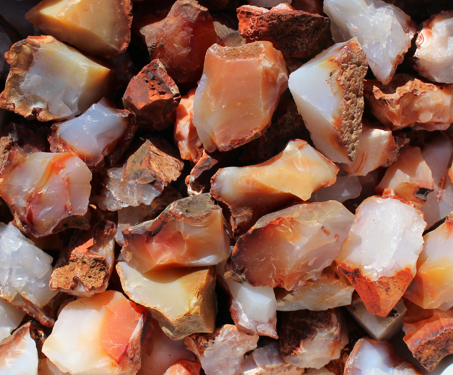 Carnelian | Tumbling Rough | Madagascar