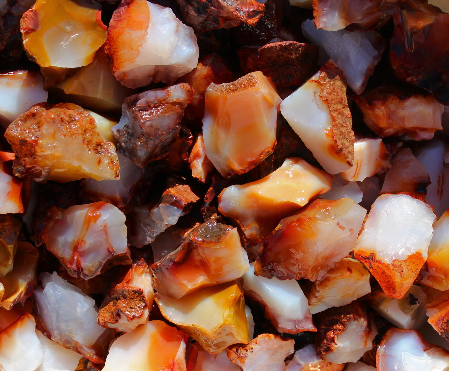 Carnelian | Tumbling Rough | Madagascar