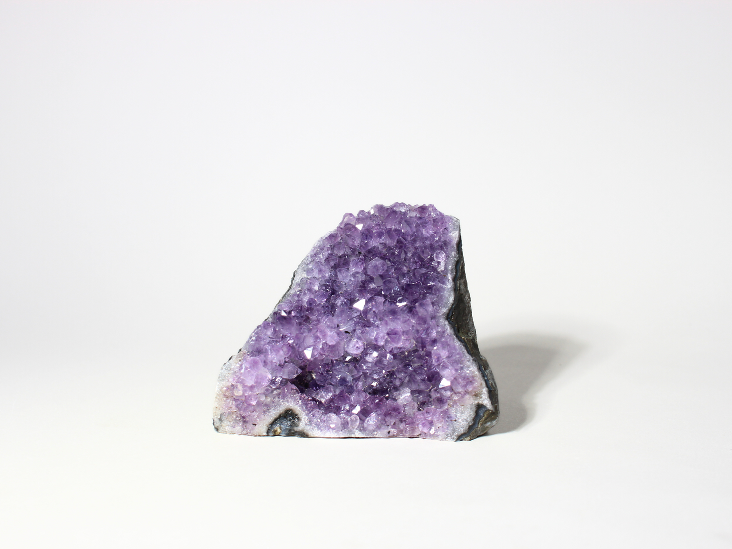 Standing Amethyst Cluster "A" Grade with Cut Base