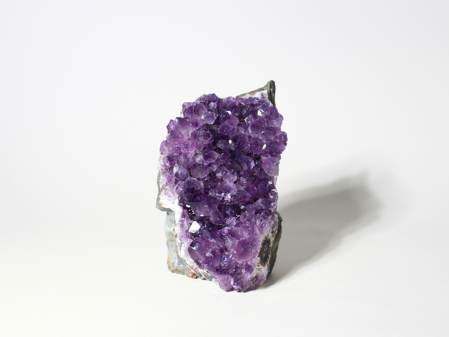 Standing Amethyst Cluster "A" Grade with Cut Base