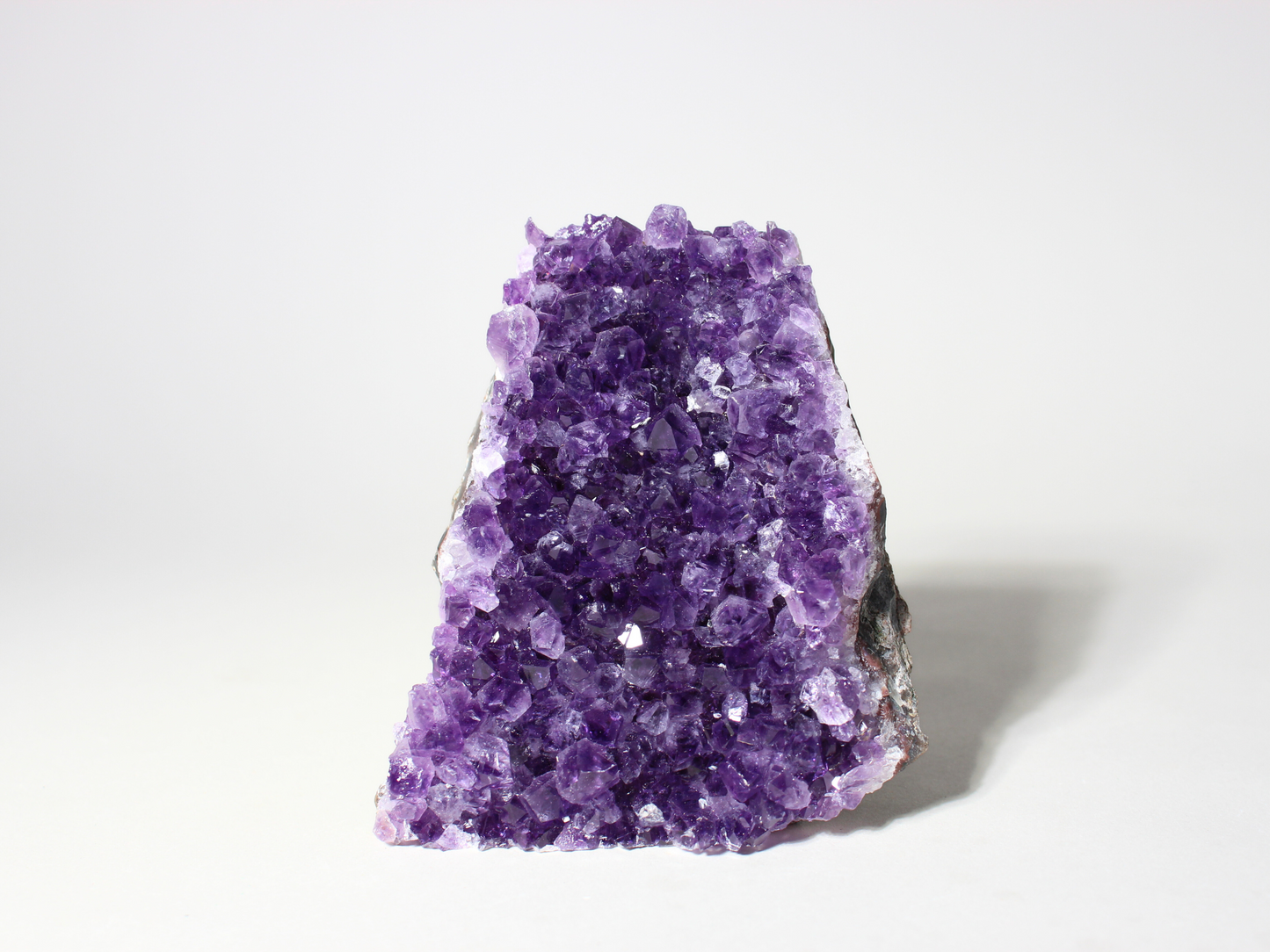 Standing Amethyst Cluster "A" Grade with Cut Base