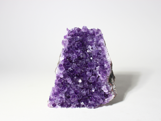 Standing Amethyst Cluster "A" Grade with Cut Base