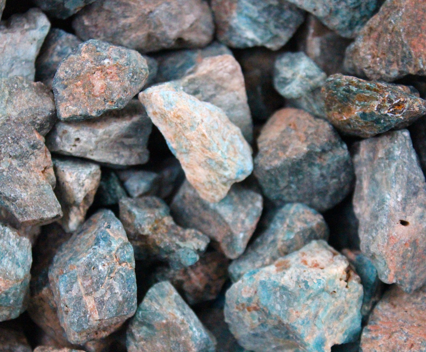 Blue Apatite | Tumbling Rough