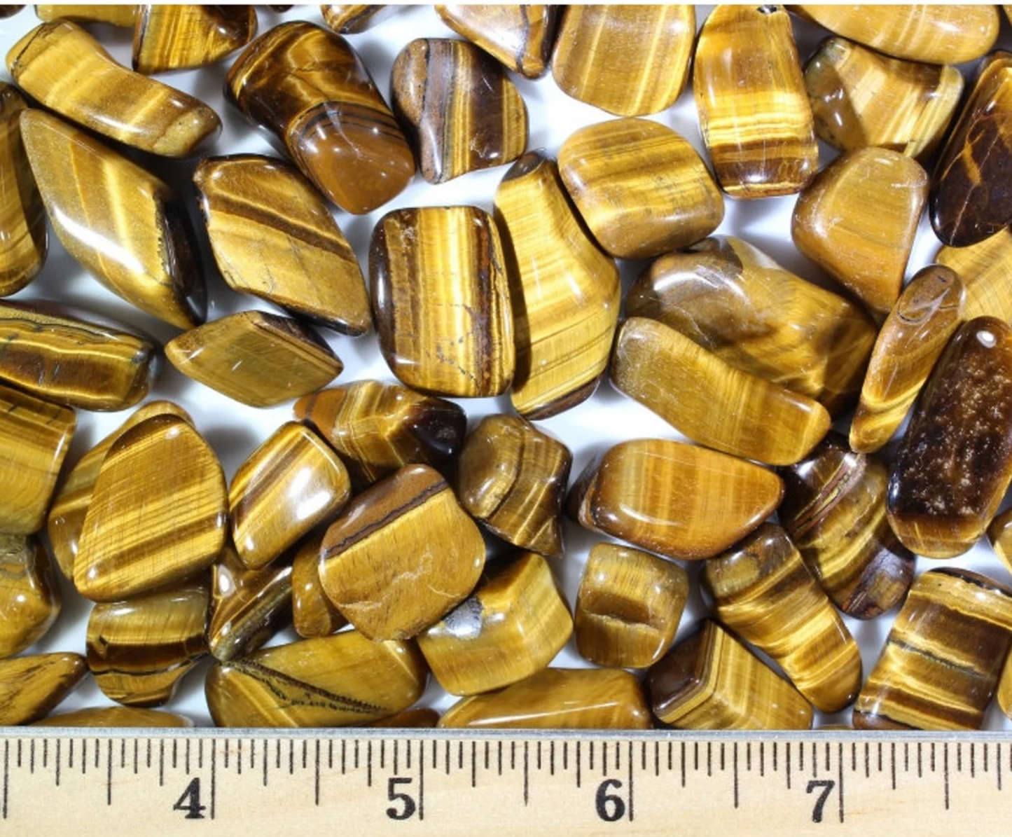Golden Tiger's Eye - Tumbled Gemstones