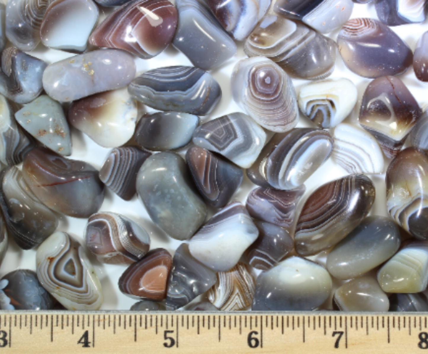 Gray Botswana Agate SM 0.5" - 1" - Tumbled Gemstones