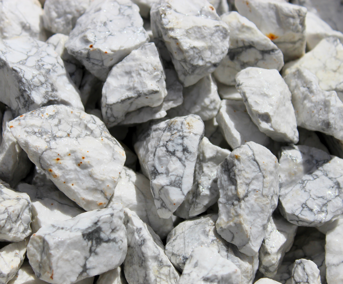 Howlite “White Magnesite” | Tumbling Rough