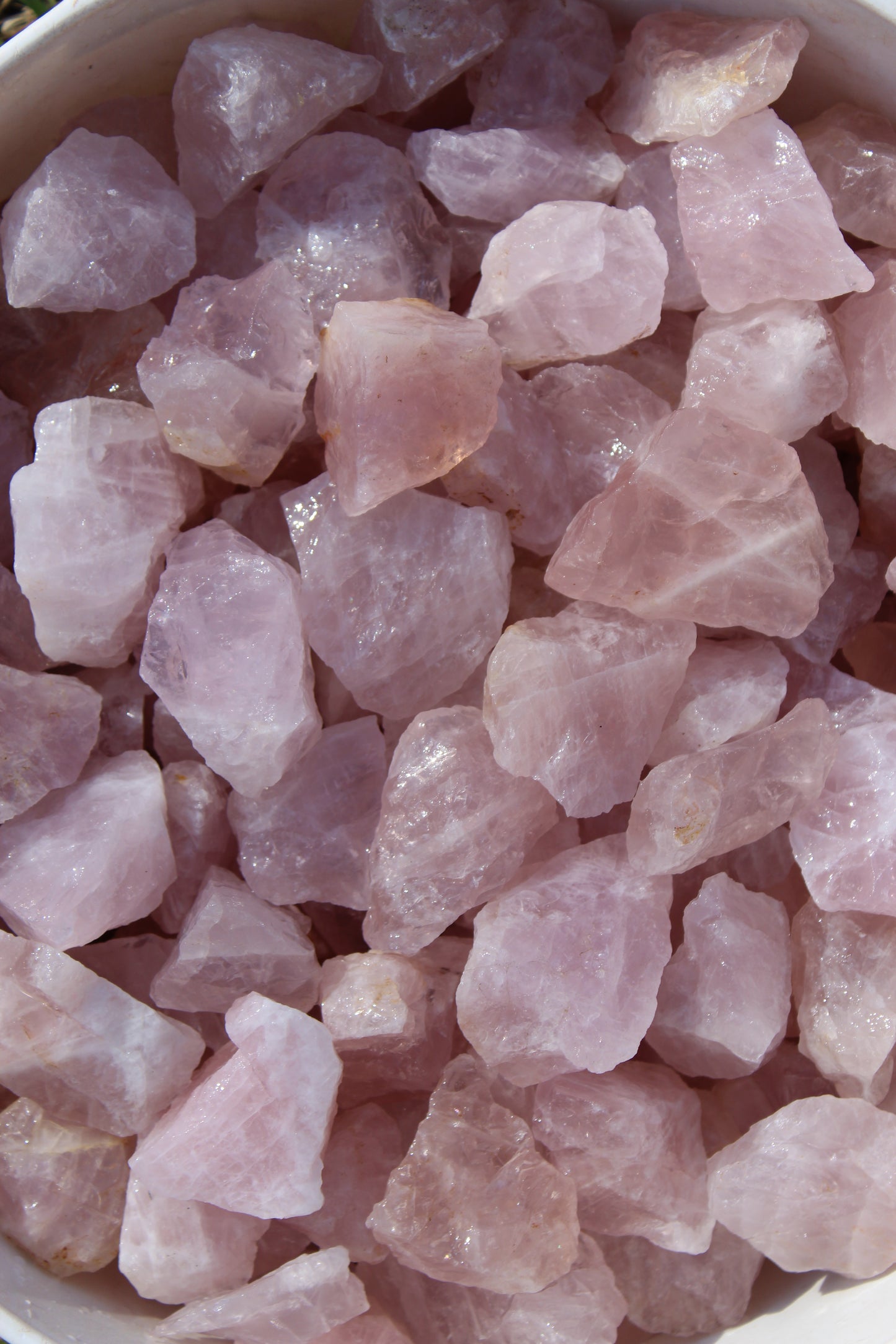Rose Quartz | Tumbling Rough