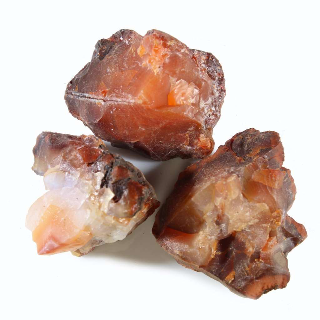 Carnelian | Large Tumbling Rough Rocks from Madagascar | 1.5" - 2.5" Raw Crystal