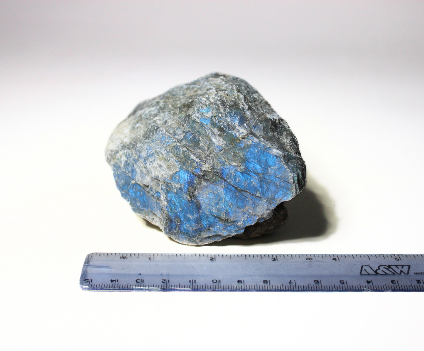 Labradorite Flash Specimen Piece from Madagascar #1C - Natural Large Chunk - Collectible Gift Decor