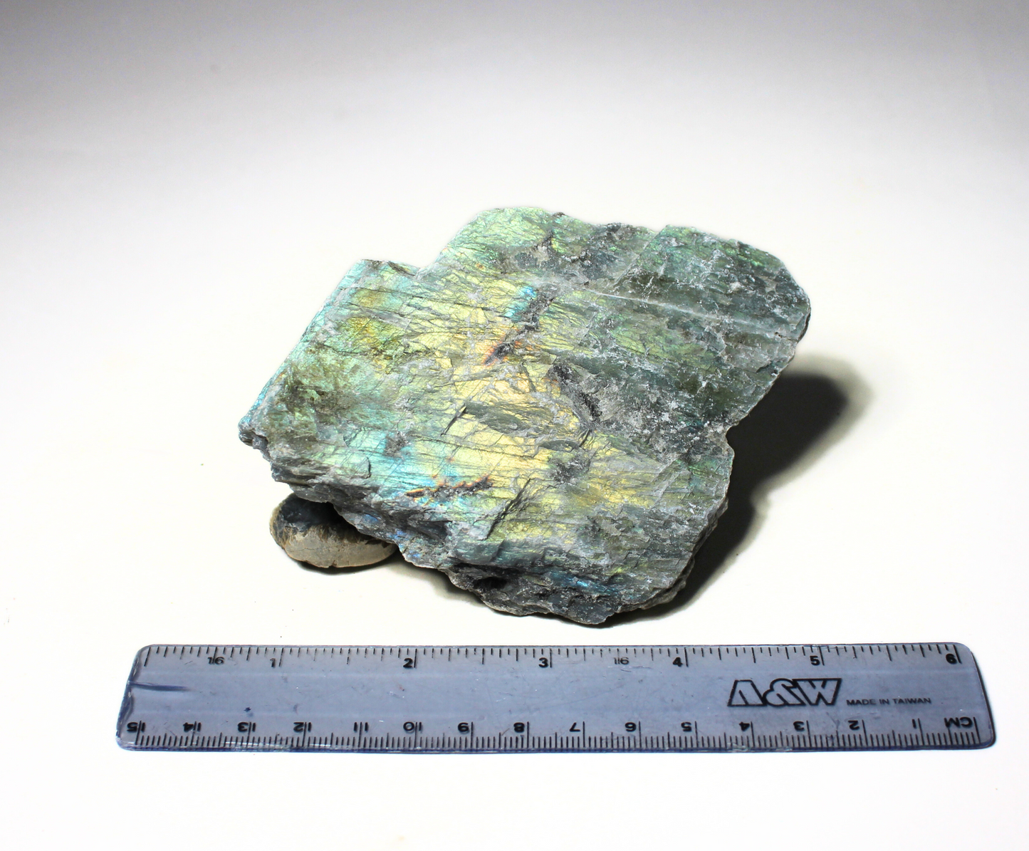 Labradorite Flash Specimen Piece from Madagascar #1E - Natural Large Chunk - Collectible Gift Decor