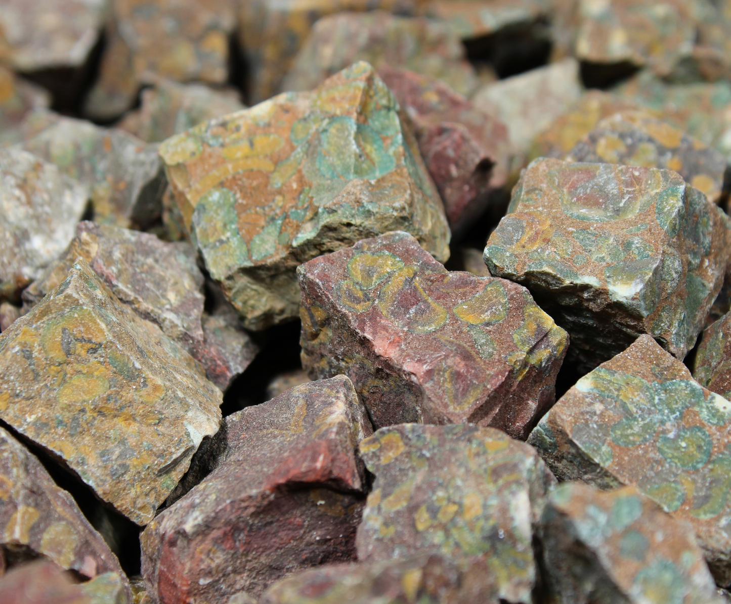 Leopard "Fruit" Jasper | Tumbling Rough