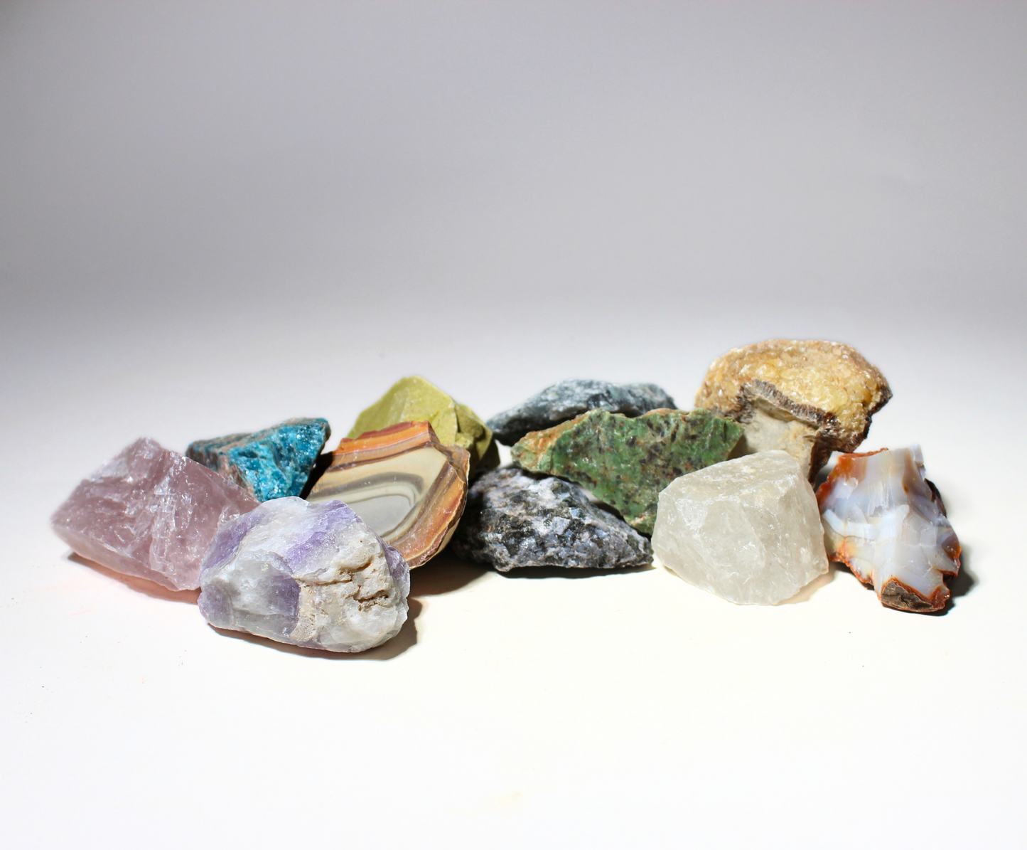Madagascar Mix | Large Tumbling Rough Rock | 2" - 3 Raw Crystals