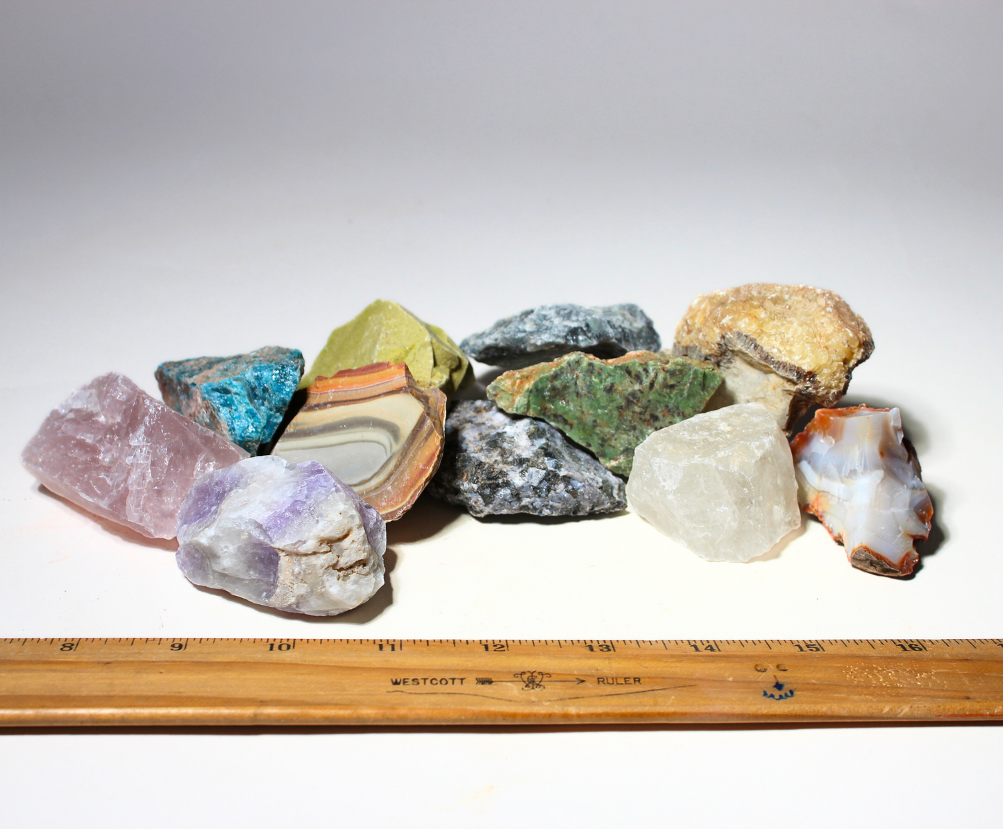 Madagascar Mix | Large Tumbling Rough Rock | 2" - 3 Raw Crystals