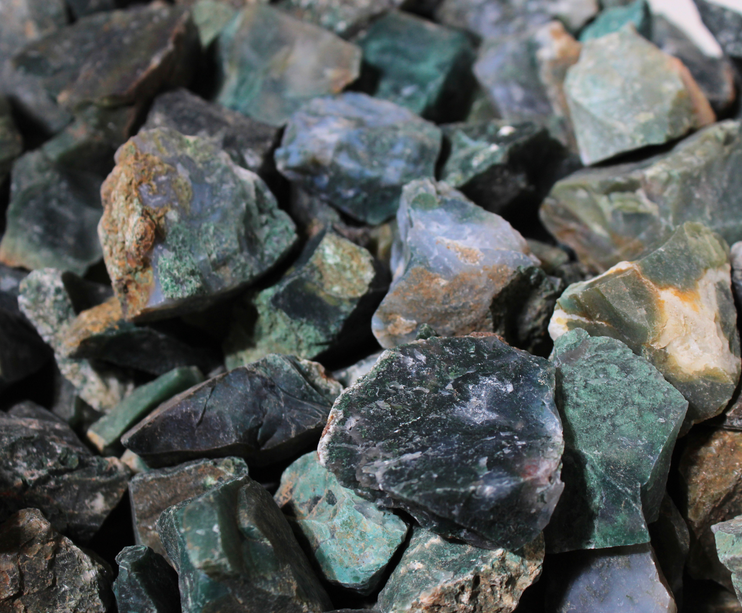 Moss Agate | Tumbling Rough