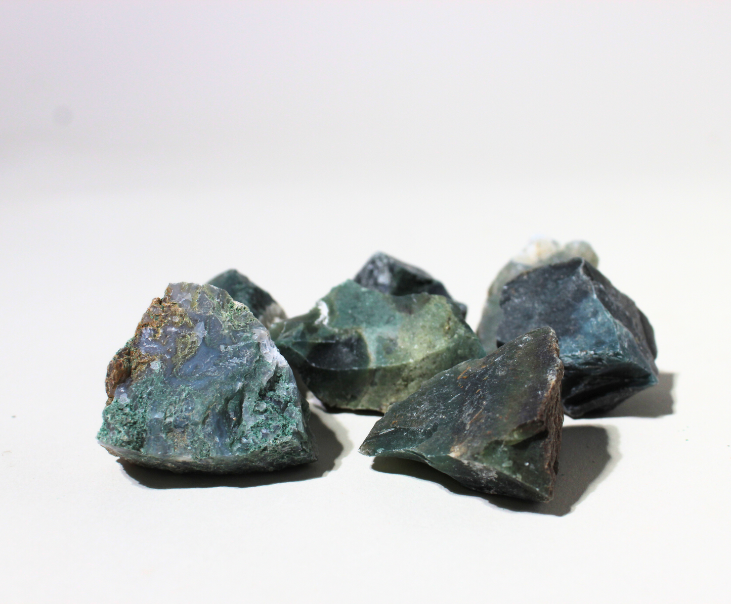 Moss Agate | Tumbling Rough