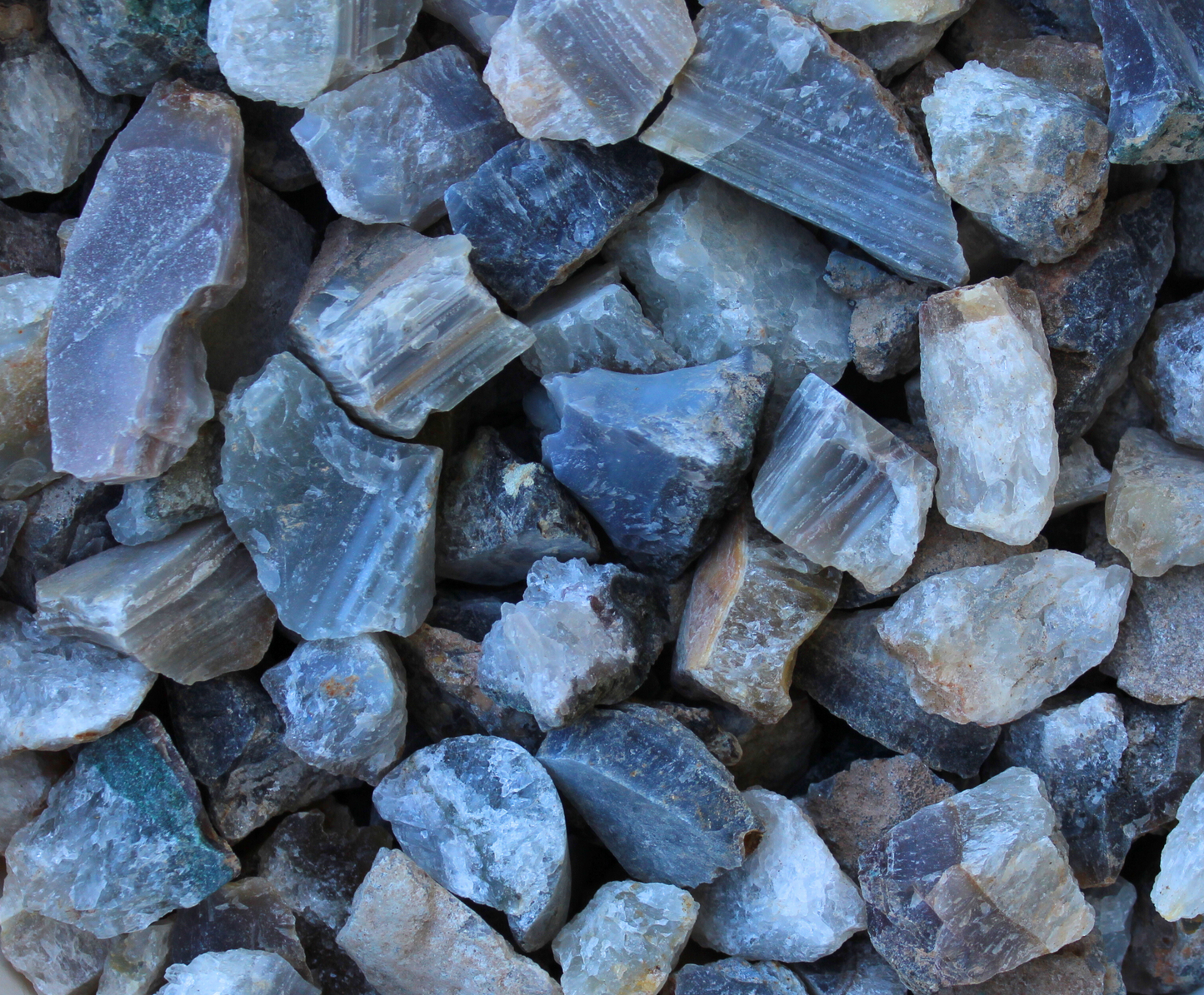 Natural Quartz and Chalcedony | Tumbling Rough