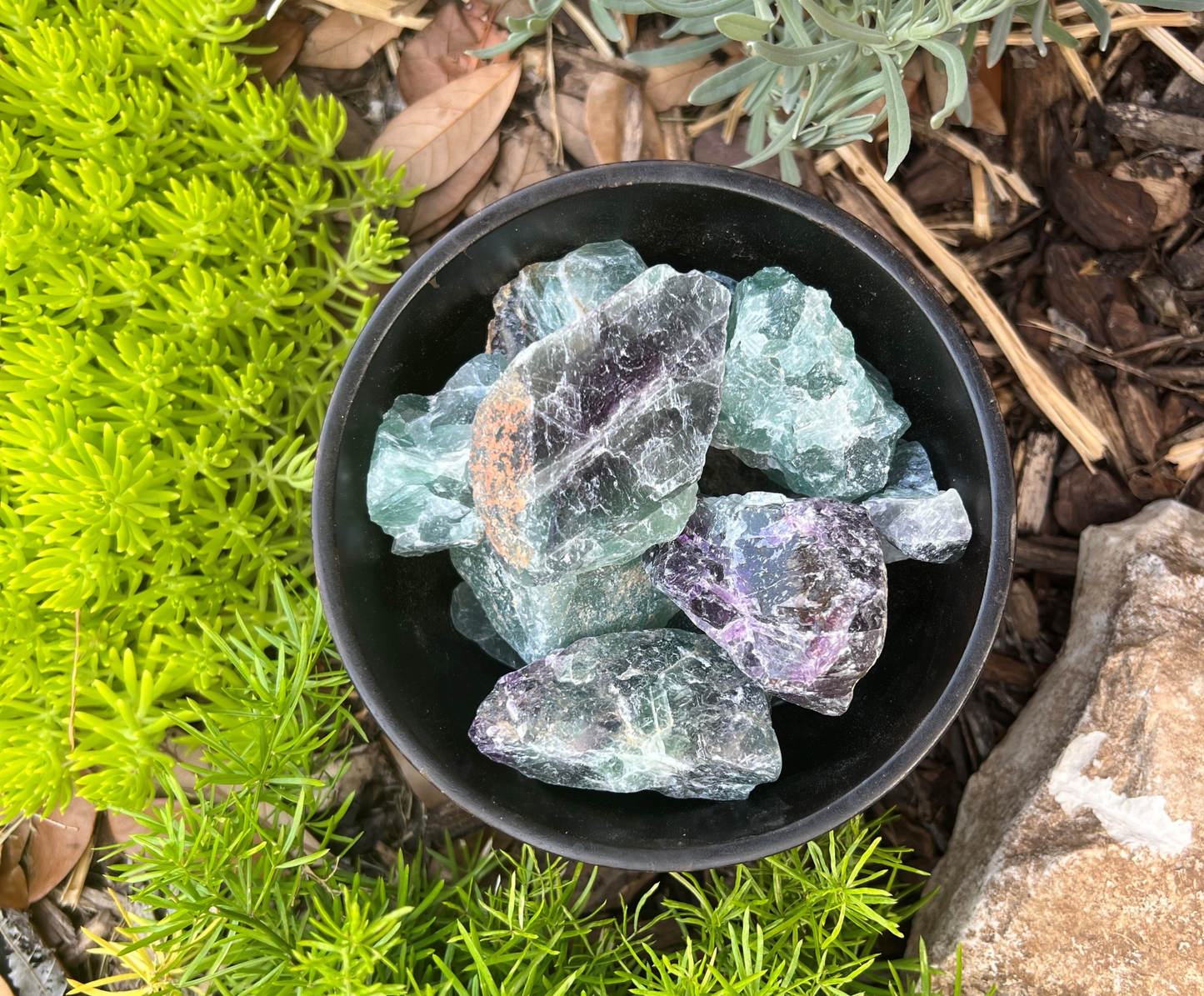 Rainbow Fluorite | Tumbling Rough