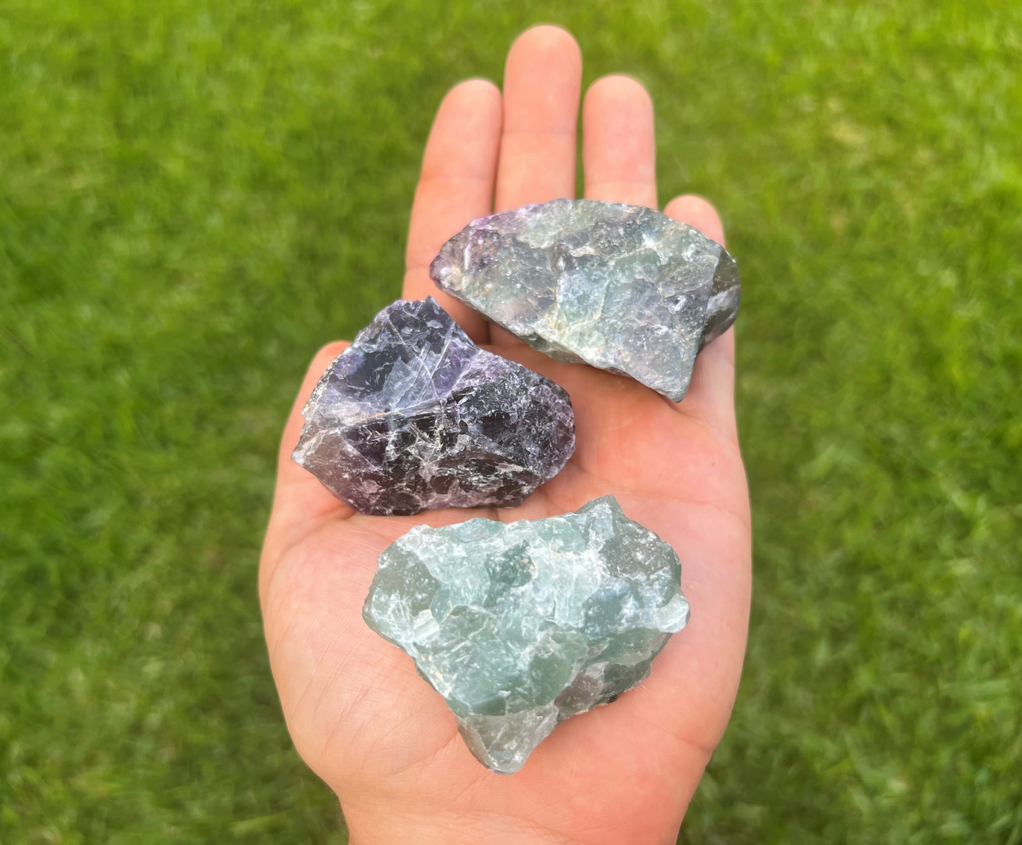 Rainbow Fluorite | Tumbling Rough