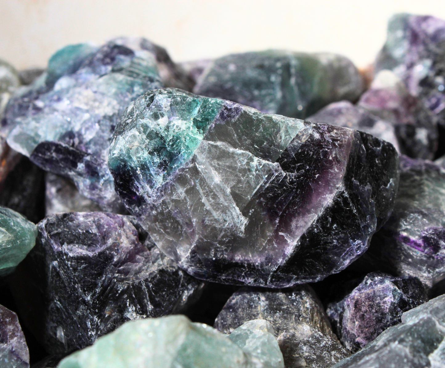 Rainbow Fluorite | Tumbling Rough