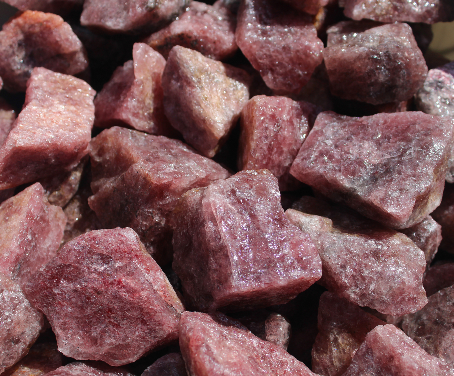 Raspberry "Translucent" Quartz | Tumbling Rough