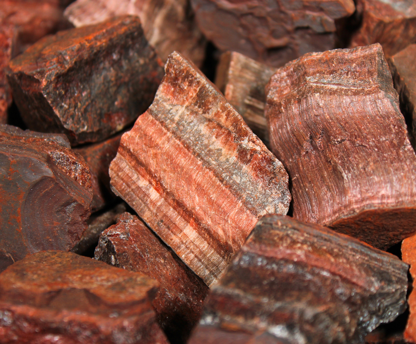 Red Tiger's Eye | Tumbling Rough