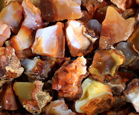 Carnelian | Tumbling Rough | Madagascar