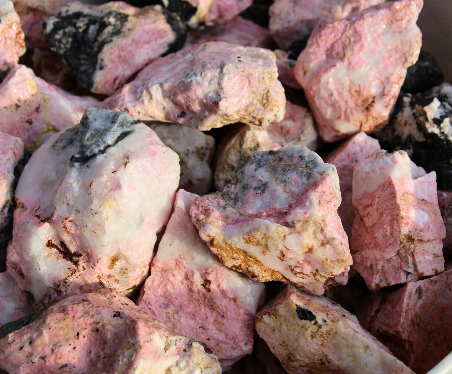 Rhodonite | Tumbling Rough