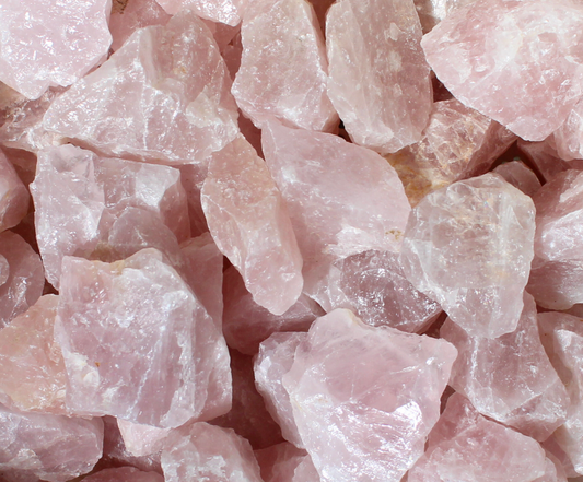 Rose Quartz | Large Tumbling Rocks from Madagascar | 2" - 3" Raw Crystals