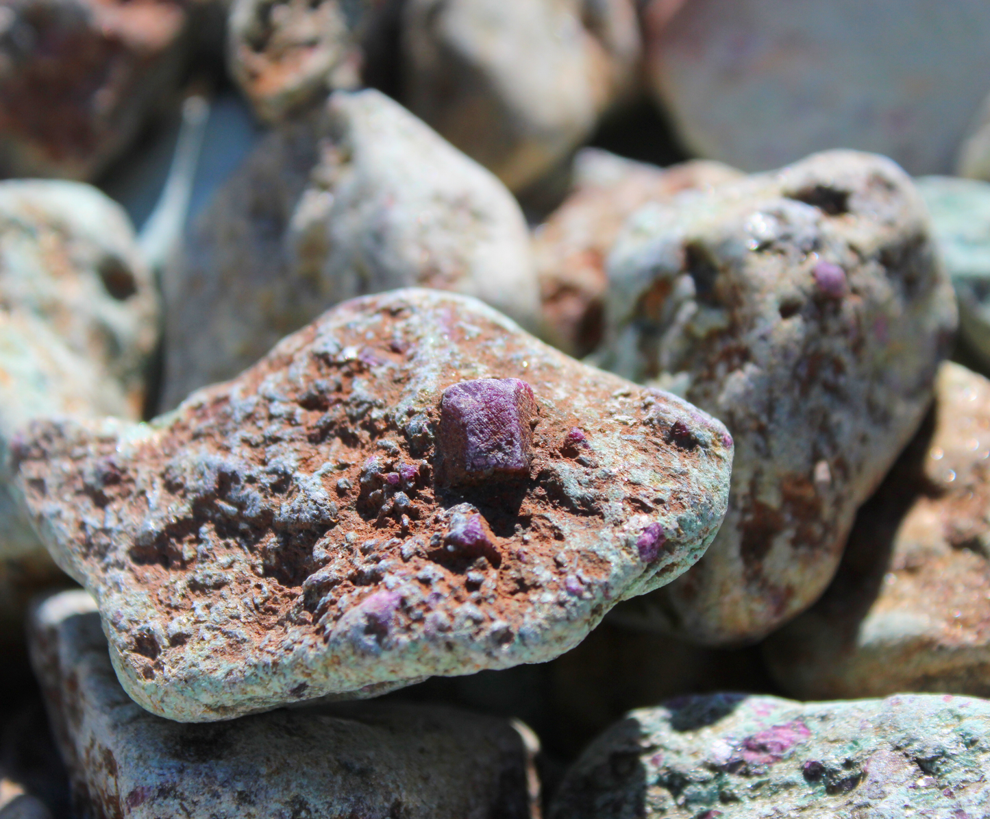 Ruby Fuchsite | Tumbling Rough