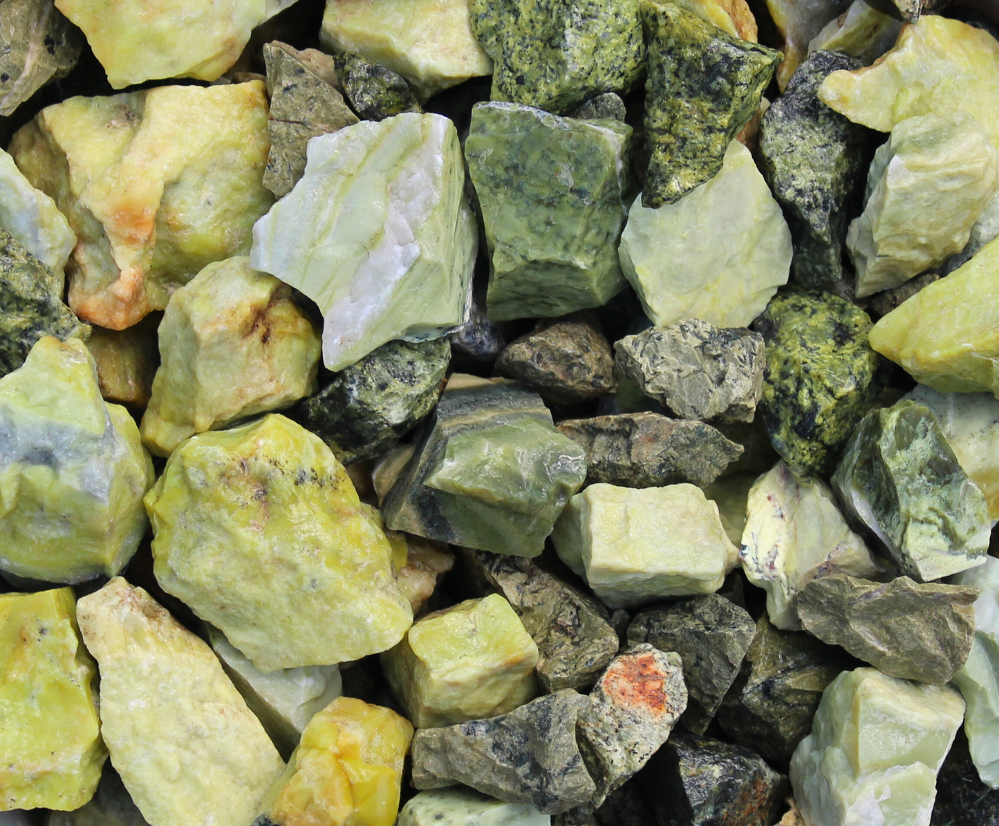 Serpentine "Yellow" | Tumbling Rough