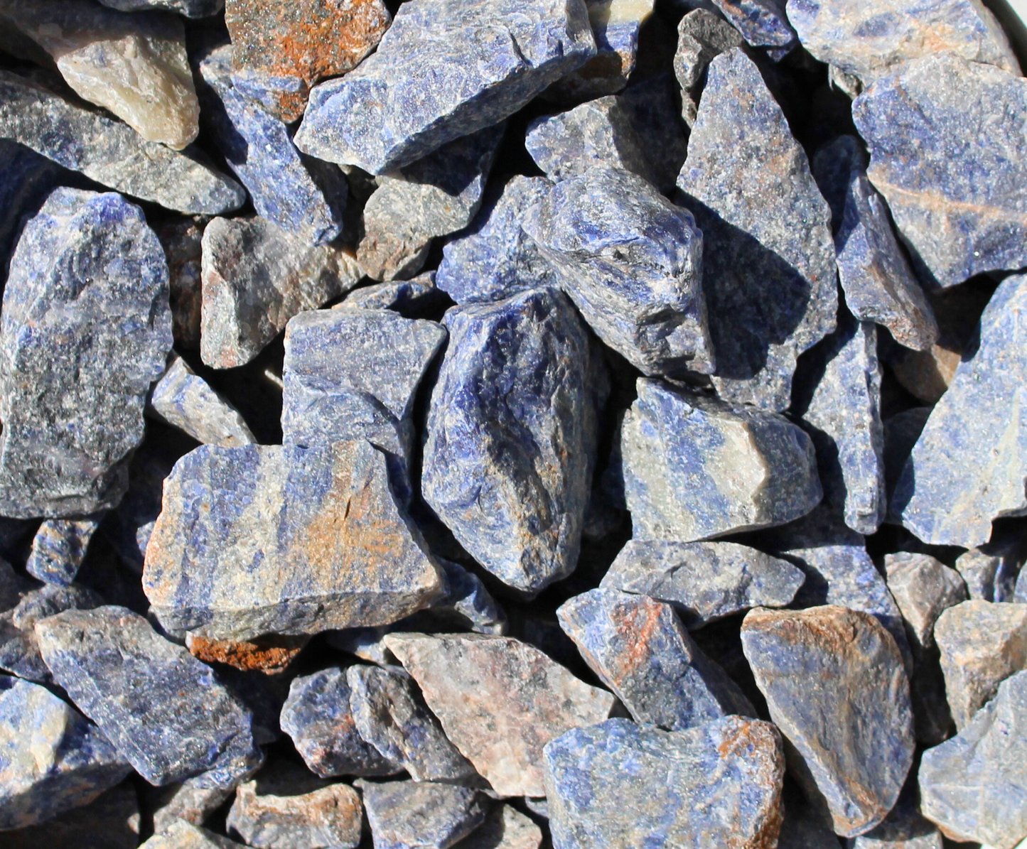 Sodalite "Granite" | Tumbling Rough