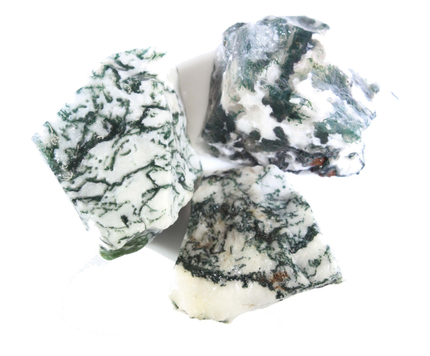 Tree Agate | Large Tumbling Rough Rocks from India| 2" - 3" Raw Crystals