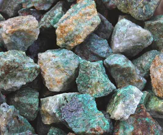 Chrysocolla | Large Tumbling Rough Rock from Madagascar | 2 - 3" Raw Crystal