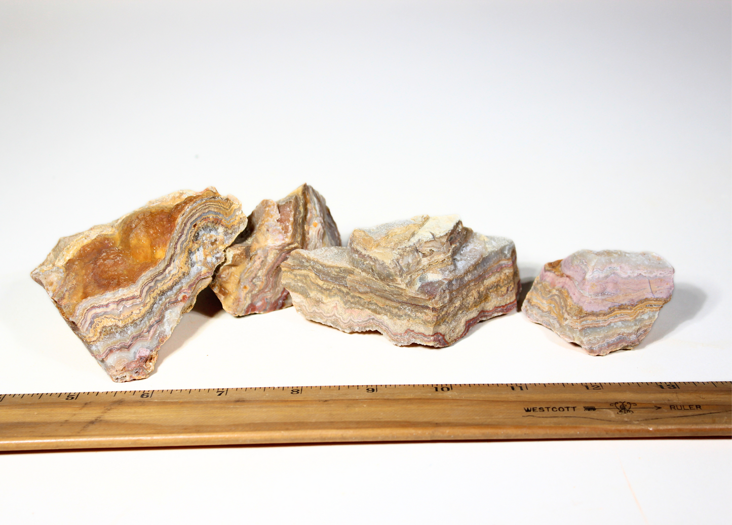 Yellow Lace Agate | Tumbling Rough