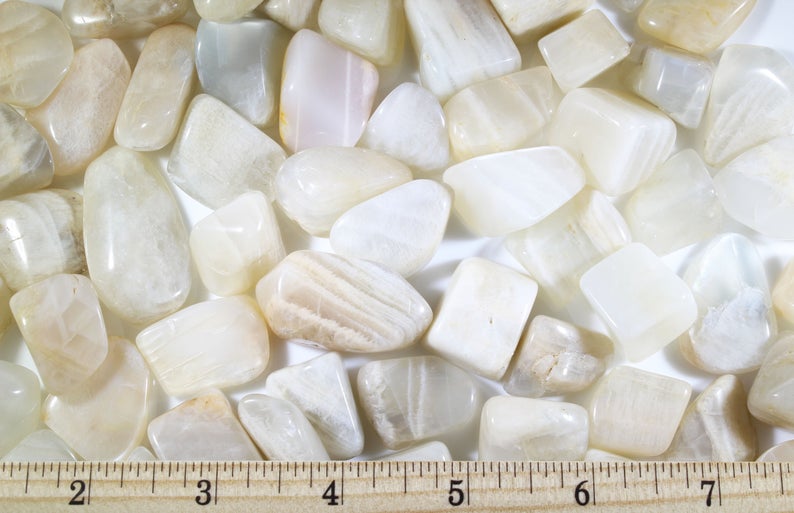 Moonstone Crystal Tumbled Gemstones