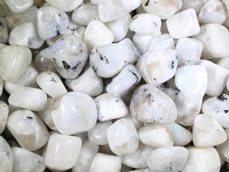 Rainbow Moonstone Tumbled Stones