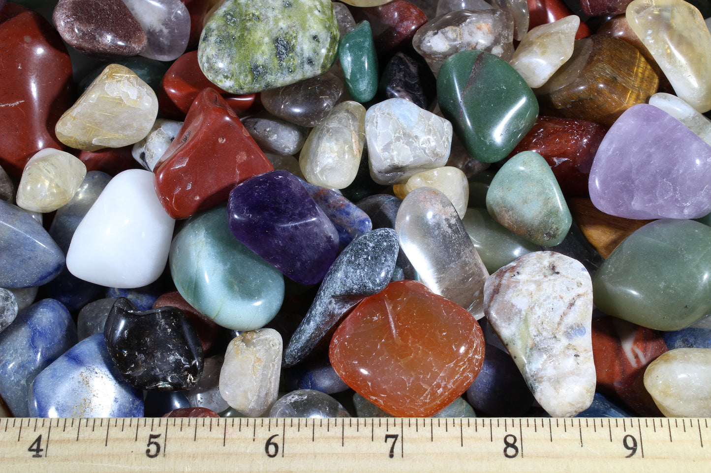 Large Tumbled Gemstones Brazil Mix