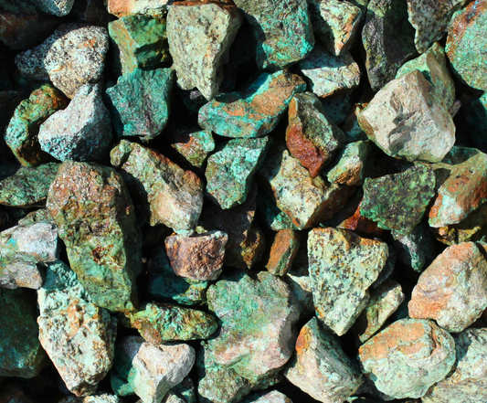 African Turquoise | Tumbling Rough Rock | Raw Jasper Crystals for Tumbling