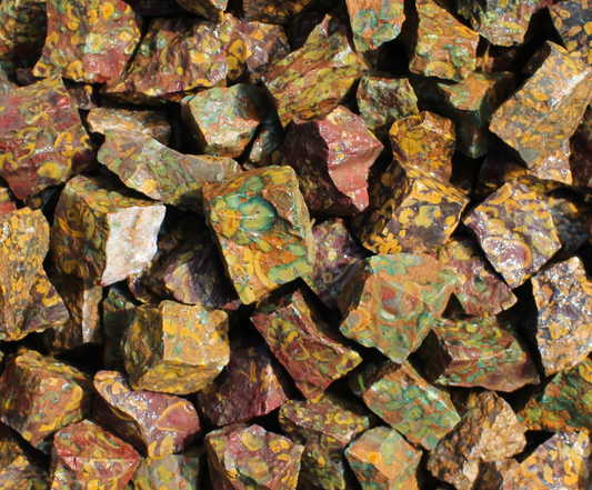 Leopard "Fruit" Jasper | Tumbling Rough